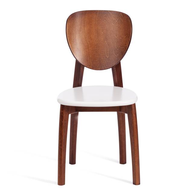 Стул DIAMANTE жесткое сидение / 1 шт. в упаковке бук, 42 х 42 х 85 см, коричневый / белый коричневый бук