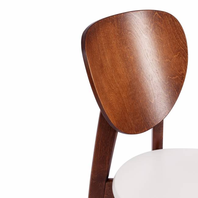 Стул DIAMANTE жесткое сидение / 1 шт. в упаковке бук, 42 х 42 х 85 см, коричневый / белый коричневый бук