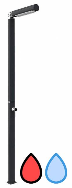 Душ уличный Quick Q105 антрацит 500х90х2100 мм Душ уличный Quick Q105 антрацит 500х90х2100 мм