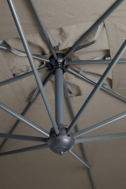 Зонт профессиональный 3х3 м Galileo Dark антрацит, терракотовый 3000х3000 мм Зонт профессиональный 3х3 м Galileo Dark антрацит, терракотовый 3000х3000 мм