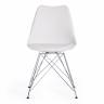 Стул TULIP IRON CHAIR (mod.EC-123) металл/пластик, 54,5*48*83,5см, white (белый) (Комплект из 4 шт.)