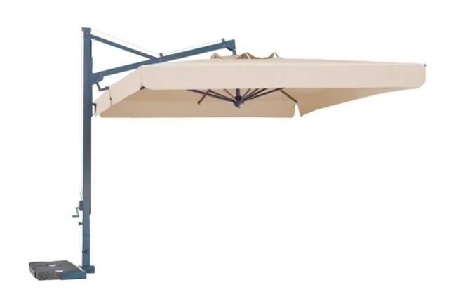 Зонт профессиональный 3х3 м Galileo Dark антрацит, слоновая кость 3000х3000 мм