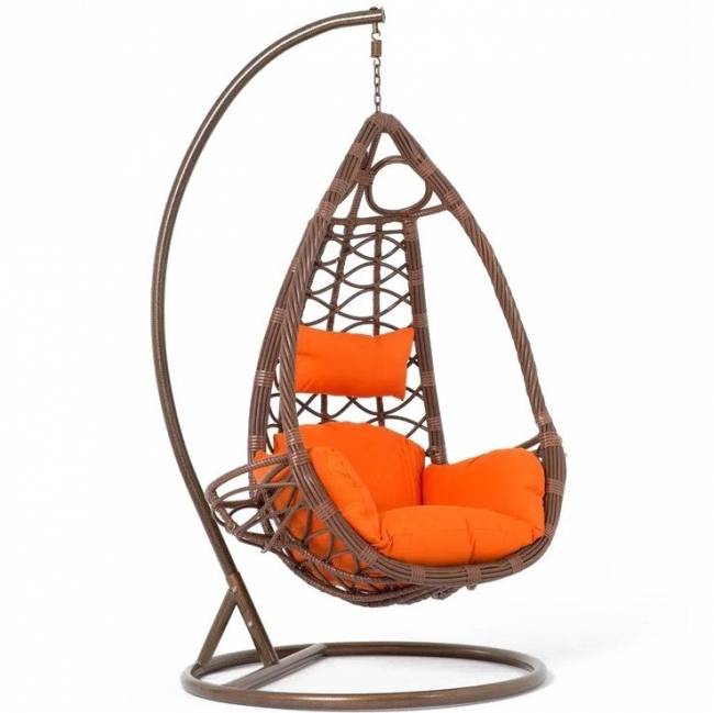 Подвесное кресло из искусственного ротанга Vinotti 44-004-09 Подвесное кресло из искусственного ротанга Vinotti 44-004-09