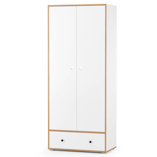 Компьютерный стол и шкаф Вуди цвет белый премиум/дуб крафт золотой Компьютерный стол и шкаф Вуди цвет белый премиум/дуб крафт золотой