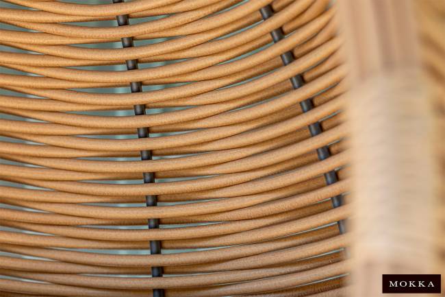 MOKKA MAJORCA подвесное кресло двухместное, цвет соломенный