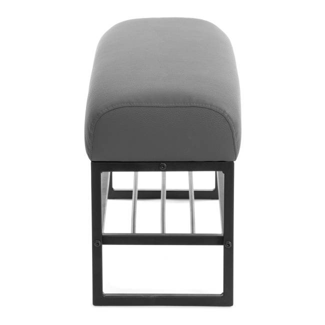 Банкетка-обувница Charli Lux/Чарли Люкс экокожа , Sharp Графит Sharp Графит экокожа Банкетка-обувница Charli Lux/Чарли Люкс экокожа , Sharp Графит Sharp Графит экокожа