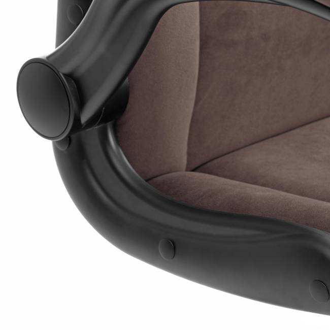 Кресло BAZUKA metalBL велюр, коричневый, 6 коричневый велюр Кресло BAZUKA metalBL велюр, коричневый, 6 коричневый велюр