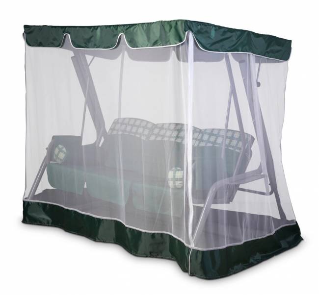Тент-крыша + москитная сетка 76-е Люкс 244х142х170, зеленый Тент-крыша + москитная сетка 76-е Люкс 244х142х170, зеленый