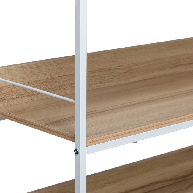 Комод Leset Ноа с полками 7 ящиков Белый Светло-серый Комод Leset Ноа с полками 7 ящиков Белый Светло-серый