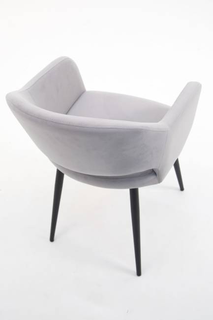 Стол Монте К 100 орех с креслами Пичч велюр серый Стол Монте К 100 орех с креслами Пичч велюр серый