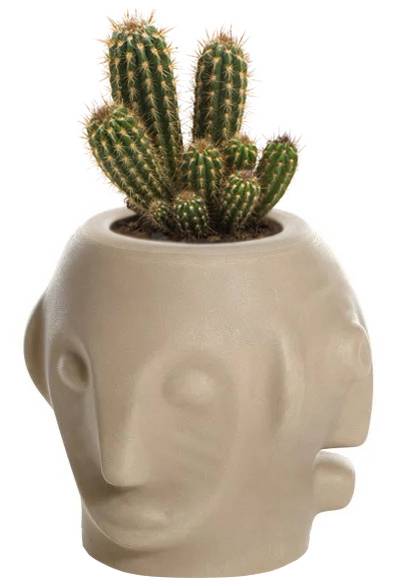 Кашпо из биопластика Threebu Pot Special песок Сахары 450х450х450 мм Кашпо из биопластика Threebu Pot Special песок Сахары 450х450х450 мм