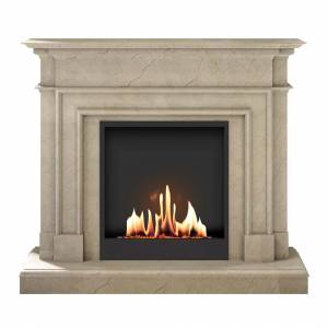 Биокамин в мраморном портале SteelHeat Vancouver (Стандарт)