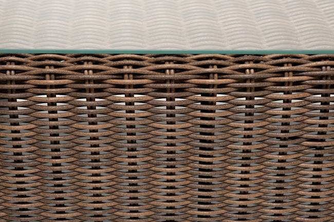 "Боно" журнальный столик из искусственного ротанга, цвет коричневый