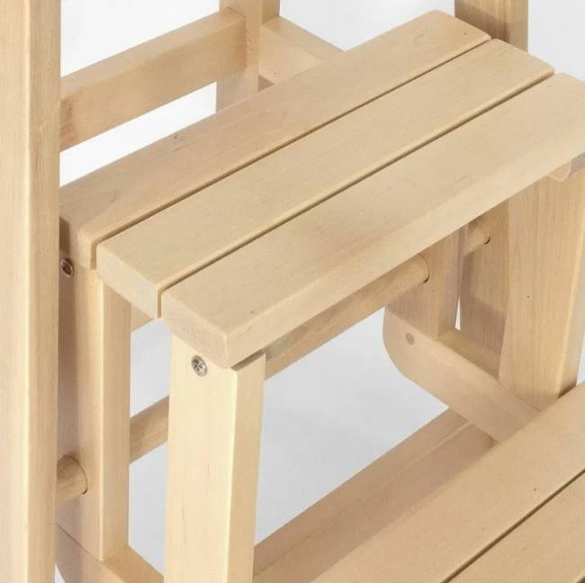 Табурет-стремянка Марк, Натуральное дерево