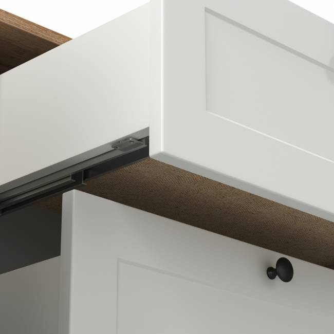 Комод Остин 16.221 цвет белый шагрень/дуб крафт золотой Комод Остин 16.221 цвет белый шагрень/дуб крафт золотой