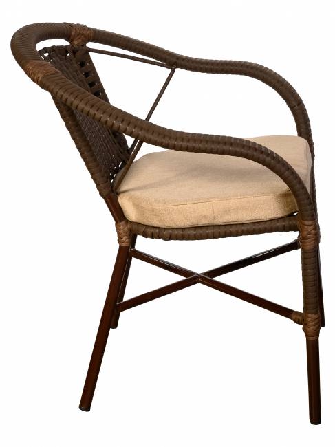 Кресло Bali (Бали) из искусственного ротанга, орех Кресло Bali (Бали) из искусственного ротанга, орех
