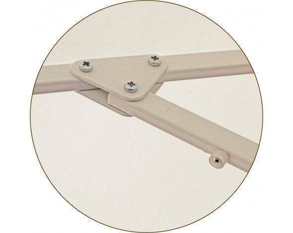 Зонт Митек D2,5 м круглый с воланом, стальной с подставкой Зонт Митек D2,5 м круглый с воланом, стальной с подставкой