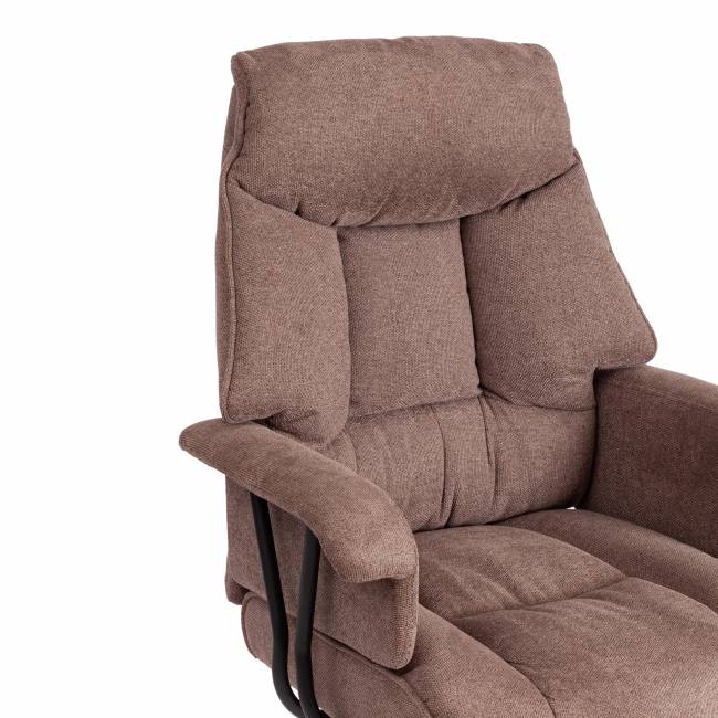 Кресло BROOKLYN ткань, светло-коричневый светло-коричневый ткань