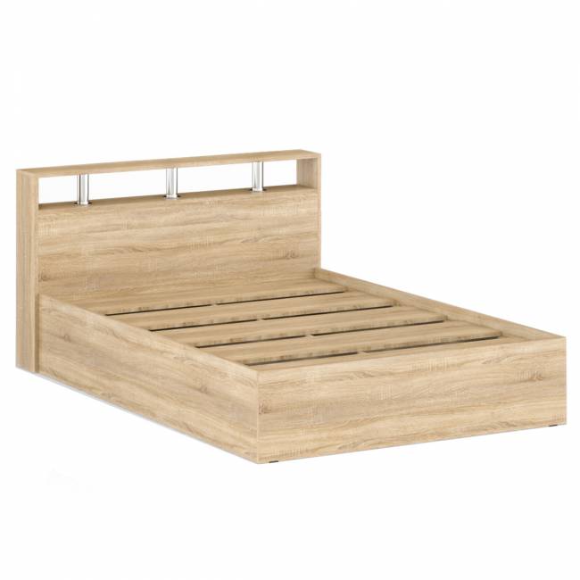 Кровать Камелия 1400 цвет дуб сонома Кровать Камелия 1400 цвет дуб сонома