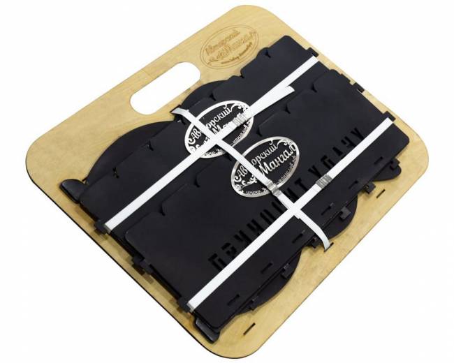 Мангал разборный "Совы", сталь AISI304, 3мм Мангал разборный "Совы", сталь AISI304, 3мм