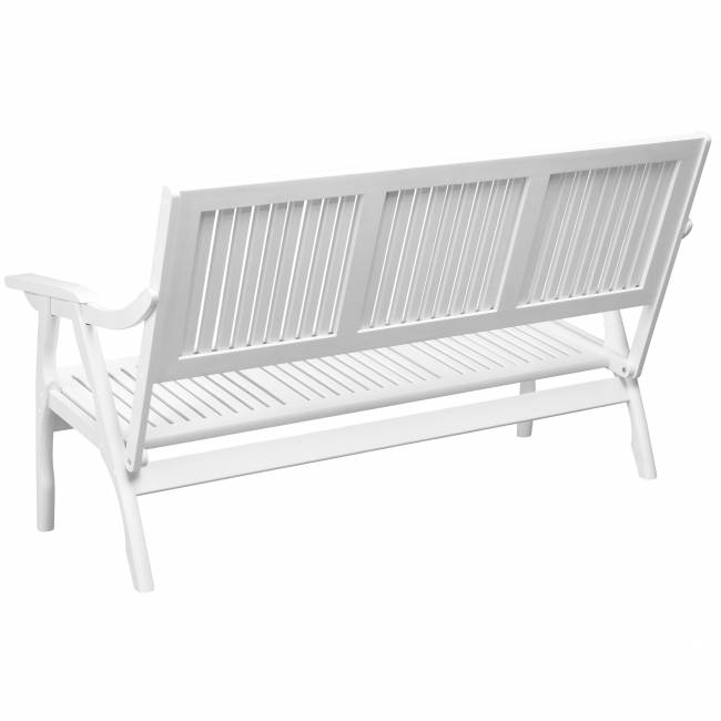 Диван-скамья Массив решетка, каркас снег Диван-скамья Массив решетка, каркас снег
