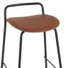 Стул барный Mantis экокожа коричневый