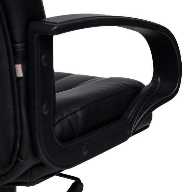 Кресло СН833 кож/зам, черный, 36-6 черный кож/зам