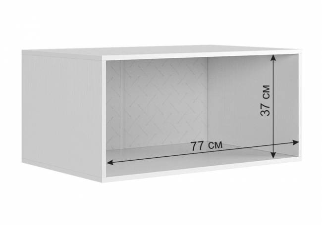 Прихожая Ева 116.01 белое дерево / белый матовый