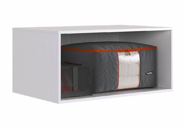 Прихожая Ева 116.01 белое дерево / белый матовый