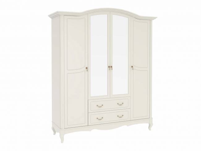 Шкаф Малонн Ави 4-х створчатый Белый