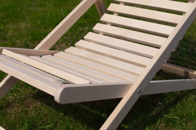 Шезлонг Кампари 45, Натуральное дерево Шезлонг Кампари 45, Натуральное дерево