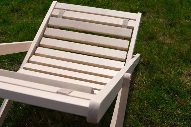 Шезлонг Кампари 45, Натуральное дерево Шезлонг Кампари 45, Натуральное дерево