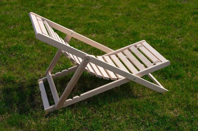 Шезлонг Кампари 45, Натуральное дерево Шезлонг Кампари 45, Натуральное дерево