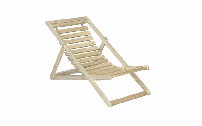 Шезлонг Кампари 45, Натуральное дерево Шезлонг Кампари 45, Натуральное дерево