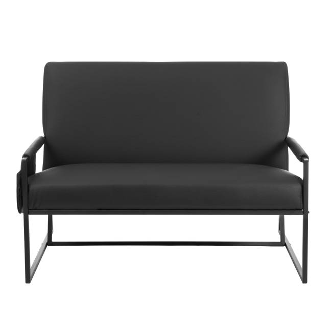 Диван Charli LUX/Чарли Люкс экокожа , Sharp Чёрный Sharp Чёрный экокожа Диван Charli LUX/Чарли Люкс экокожа , Sharp Чёрный Sharp Чёрный экокожа