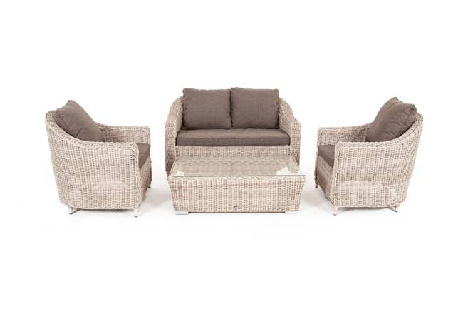 "Кон Панна" лаунж-зона из искусственного ротанга, цвет бежевый "Кон Панна" лаунж-зона из искусственного ротанга, цвет бежевый