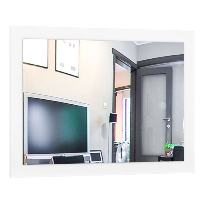 Муссон Кровать 1600 с подъёмным механизмом с тумбой TV 13.276 и зеркалом СВК цвет белый/чёрный/дуб эндгрейн элегантный/кожзам белый