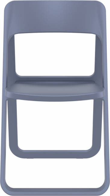Стул пластиковый Dream темно-серый 480х520х820 мм