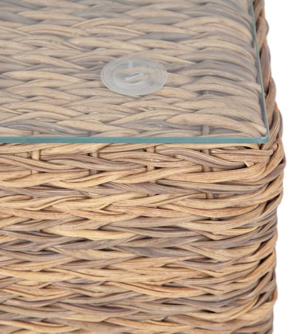 "Лунго" журнальный столик плетеный (гиацинт), цвет соломенный "Лунго" журнальный столик плетеный (гиацинт), цвет соломенный