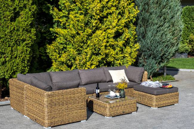 "Лунго" журнальный столик плетеный (гиацинт), цвет соломенный "Лунго" журнальный столик плетеный (гиацинт), цвет соломенный