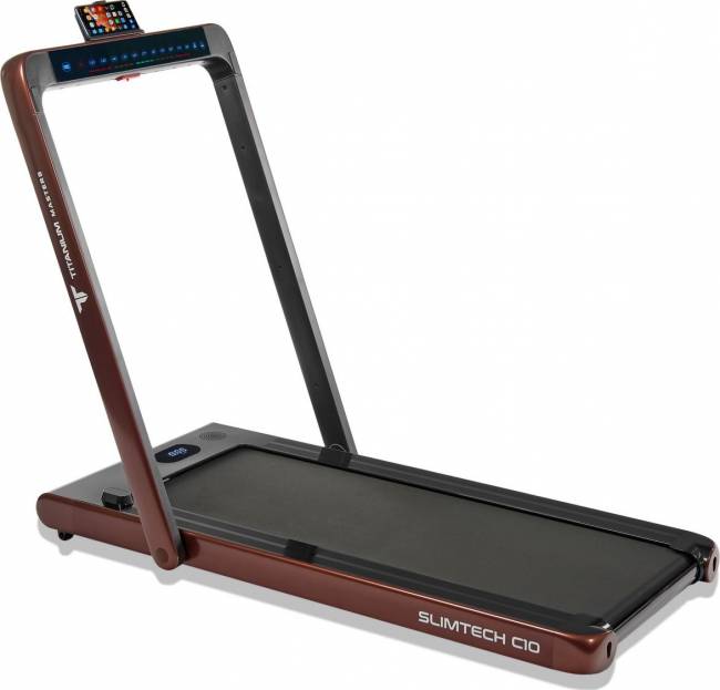 Беговая дорожка Titanium Masters Slimtech C10, коричневая Беговая дорожка Titanium Masters Slimtech C10, коричневая