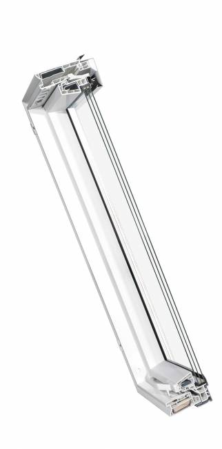 Пластиковое мансардное окно PTP-V U4 с двухкамерным морозостойким стеклопакетом