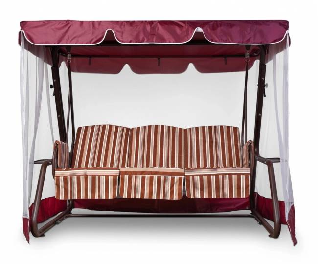 Тент-крыша + москитная сетка Дефа Люси 240х143х175, бордовый