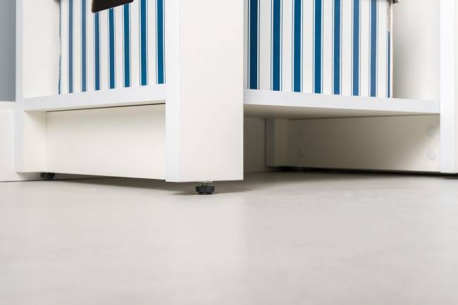 Стеллаж открытый Джастин 13.354 цвет белый шагрень/дуб белый эксклюзив