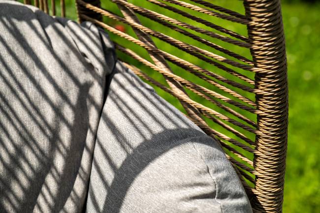 "Барселона" кресло-кокон из искусственного ротанга, цвет соломенный "Барселона" кресло-кокон из искусственного ротанга, цвет соломенный